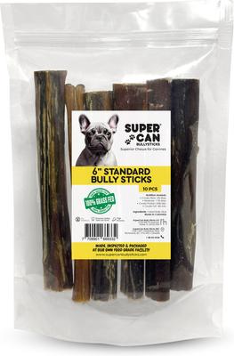 6-in Standard Bully Sticks Dog Treats, 25 count