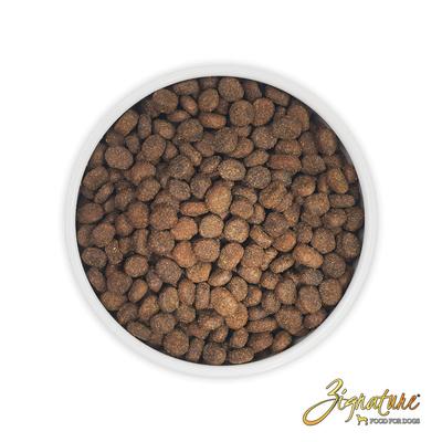 Paquete: Alimento seco Zignature Venison con fórmula de ingredientes limitados (bolsa de 5,7 kg) + Galletas Ziggy Bars (bolsa de 355 g) + Golosinas blandas para perros (bolsa de 113 g)