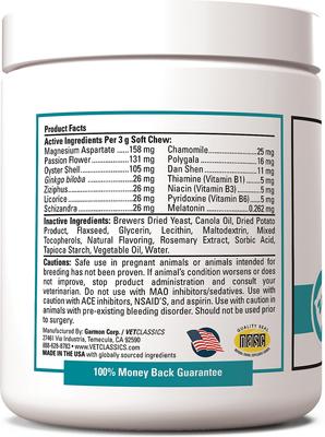 Anxiety & Stress Calming Support Soft Chews Dog Supplement, 120 count