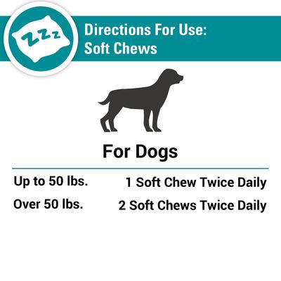 Anxiety & Stress Calming Support Soft Chews Dog Supplement, 120 count