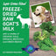 Raw Goat's Milk Super Greens Blend Freeze-Dried Dog & Cat Treats, 32-oz bottle