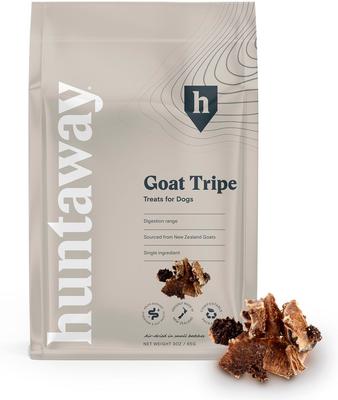 Goat Tripe Air-Dried Dog Treats, 3-oz bag