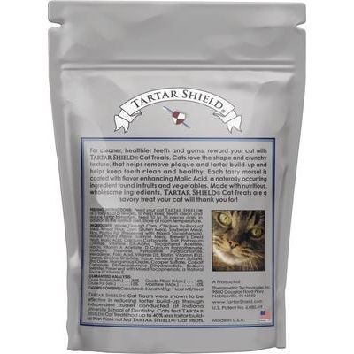 Bocados naturales y saludables, premio dental para gatos con delicioso sabor a pollo, bolsa de 4.5 oz