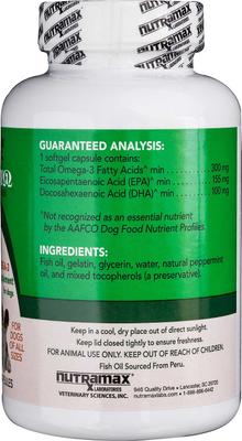 Bundle: Nutramax Welactin Canine Omega-3 Softgel Capsules + Dasuquin with MSM Soft Chews Joint Health Small/Medium Dog Supplement