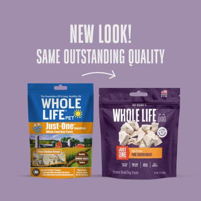 Just One Ingredient Pure Chicken Breast Freeze-Dried Dog & Cat Treats, 21-oz bag