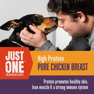 Just One Ingredient Pure Chicken Breast Freeze-Dried Dog & Cat Treats, 21-oz bag