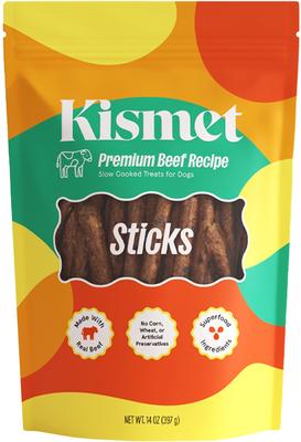 Slow Cooked Beef Squares Jerky Dog Treats, 14-oz bag