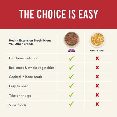 Broth-Licious Vitality Grain-Free Beef & Green Bean in Beef Bone Broth Wet Dog Food, 3.5-oz tray, case of 12