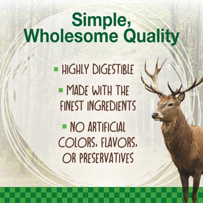 Healthy Edibles WILD Natural Long Lasting Venison Flavor Dog Chew Treat, Large