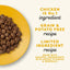 Complete Chicken Recipe for Kittens Dry Cat Food, 4-lb bag, 1 count