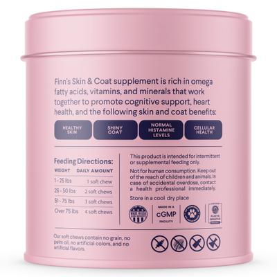 Skin & Coat Wild Alaskan Salmon Oil Dog Supplement, 90 count