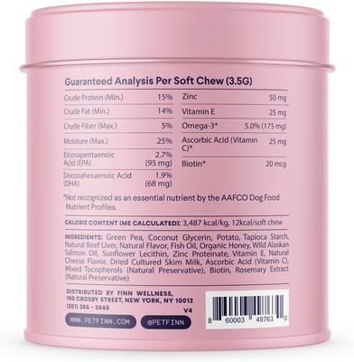 Skin & Coat Wild Alaskan Salmon Oil Dog Supplement, 90 count