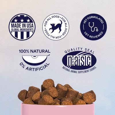 Skin & Coat Wild Alaskan Salmon Oil Dog Supplement, 90 count