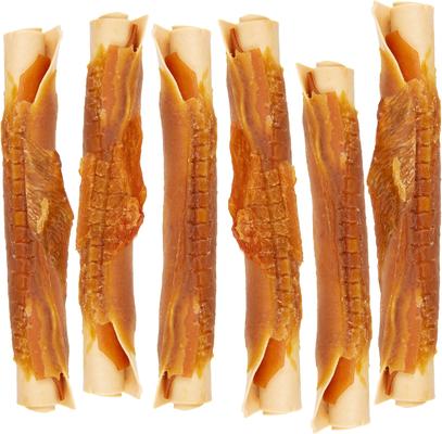 Triple Flavor Rolls Dog Treats, 6 count