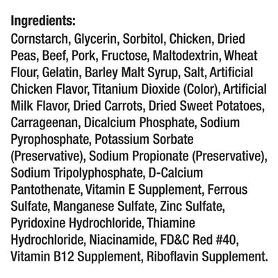 Triple Flavor Rolls Dog Treats, 6 count