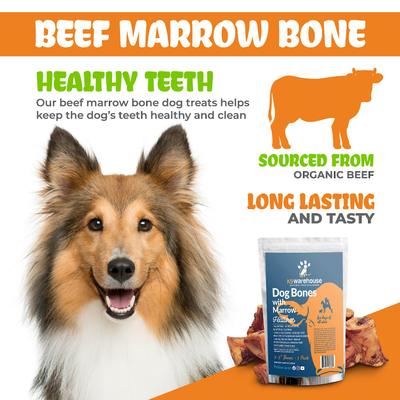 Beef Marrow 2-3-in Dog Bone Treats, 3 count