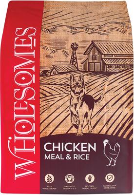 Chicken Meal & Rice Formula Adult Dry Dog Food, 40-lb bag