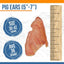Pig Ears Natural Dog Treats, 6 count