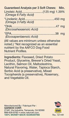 Omega-Gold Bacon & Chicken Flavor Skin & Coat Support Supplement for Dogs & Cats, 180 count