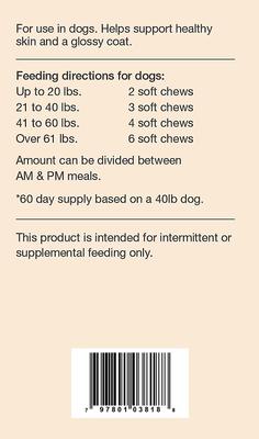 Omega-Gold Bacon & Chicken Flavor Skin & Coat Support Supplement for Dogs & Cats, 180 count