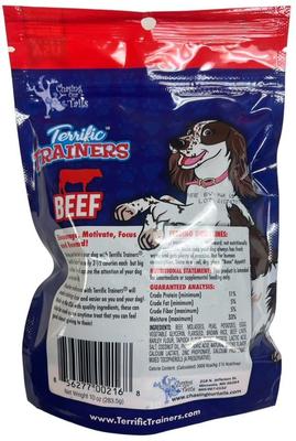 Terrific Trainers Beef Soft & Chewy Dog Treats, 10-oz bag