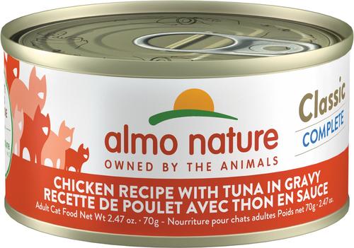 Classic Complete Chicken Recipe with Tuna in Gravy Grain-Free Wet Cat Food, 2.47-oz can, case of 12