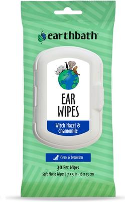 Witch Hazel & Chamomile Cat & Dog Ear Wipes, 30 count