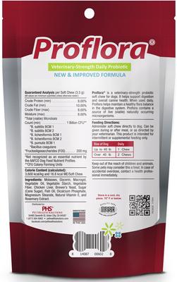 Chicken Flavored Soft Chew Digestive Supplement for Dogs, 60 count