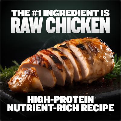 Chicken High Protein Freeze-Dried Raw Dog Food Topper, 5.3-oz pouch