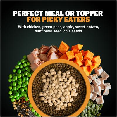 Chicken High Protein Freeze-Dried Raw Dog Food Topper, 5.3-oz pouch