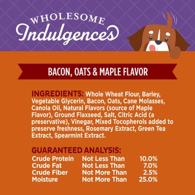 by Wellness Wholesome Indulgences Maple Bacon Natural Dog Treats, 10-oz bag