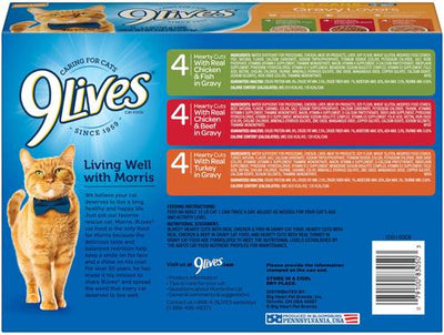 Gravy Favorites Variety Pack Canned Cat Food, 5.5-oz, case of 12