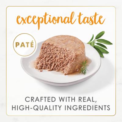 Gourmet Naturals Turkey Recipe Pate Canned Cat Food, 3-oz can, case of 12