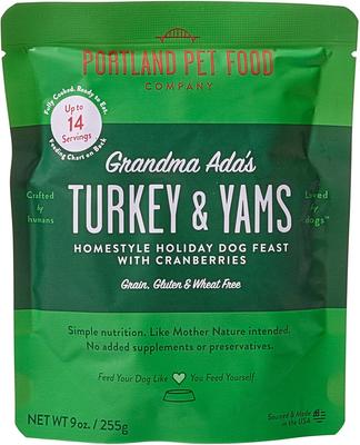 Tuxedo's Chicken & Yams Homestyle Wet Dog Food Topper, 9-oz pouch, case of 4