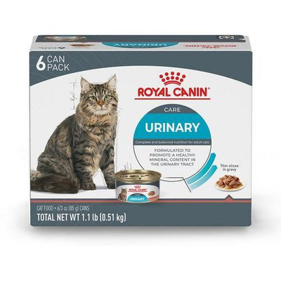 Alimento húmedo para gatos Feline Care Nutrition Urinary Care Thin Slices in Gravy, lata de 3 oz, caja de 6