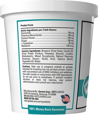 Stress Away Calming Aid Soft Chews Dog & Cat Supplement, 65 count