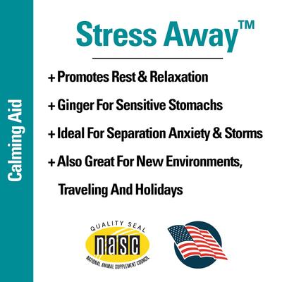 Stress Away Calming Aid Soft Chews Dog & Cat Supplement, 65 count
