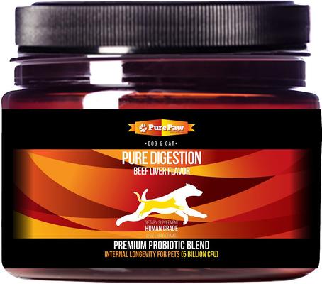 Pure Digestion Probiotic, Prebiotic & Digestive Enzyme Powder for Dog & Cat Supplement, 6.5-oz bottle