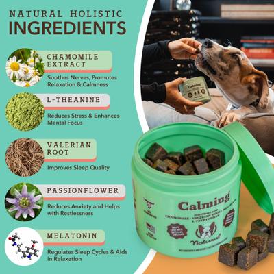 Calming Melatonin Peanut Butter & Bacon Flavored Soft Chew Supplement for Dogs, 90 count