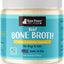 Grass-Fed Beef Bone Broth Powder for Dogs & Cats, Pet Supplement & Grain-Free Food Topper, 6-oz jar
