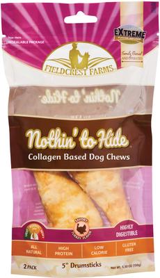 Nothin' To Hide Drumstick Turkey Flavor Dog Chews, 2 count