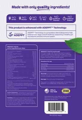 Daily Essentials Pork Flavor Soft Chew Dog Supplement, 30 count