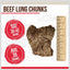 Beef Lung Chunks Dog Treats, 5-oz bag