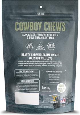 Cowboy Chews Long Lasting Medium Natural Dog Chew Treats, 8-oz bag