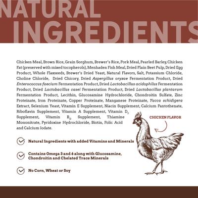 Alimento para perros mayores 24-10, bolsa de 1 lb