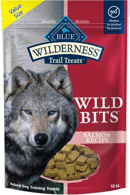 Wilderness Trail Treats Wild Bits Salmon Recipe Grain-Free Dog Training Treats, 4-oz bag