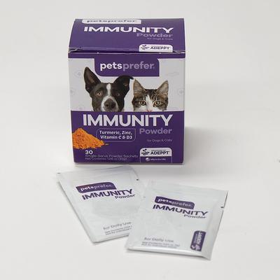 Immunity Support Chicken Flavor Powder Cat & Dog Supplement, 30-gram bottle