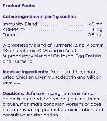 Immunity Support Chicken Flavor Powder Cat & Dog Supplement, 30-gram bottle