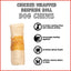 Twistedz 4-inch Beefhide Rolls Chicken Flavored Wrap Dog Hard Chews, 4 count