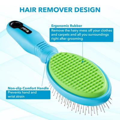 2-in-1 Dog Brush & Hair Remover